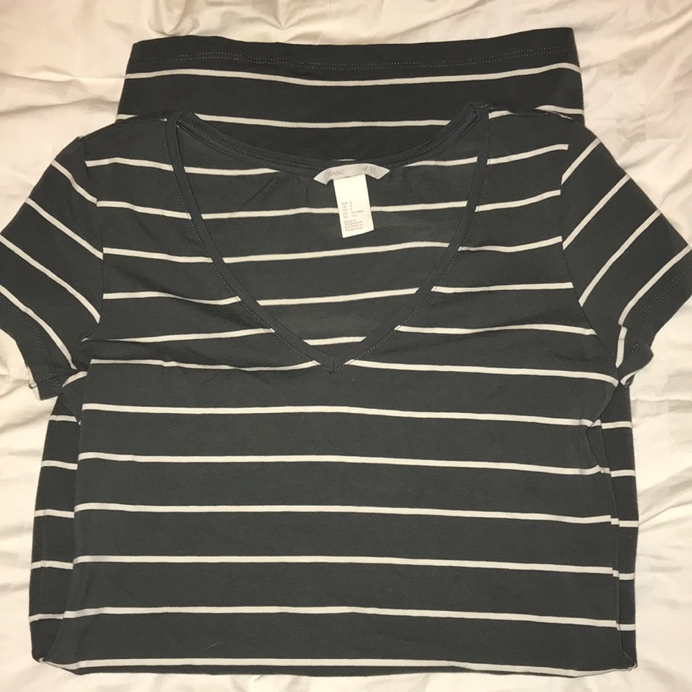 Green Striped TShirt Dress
